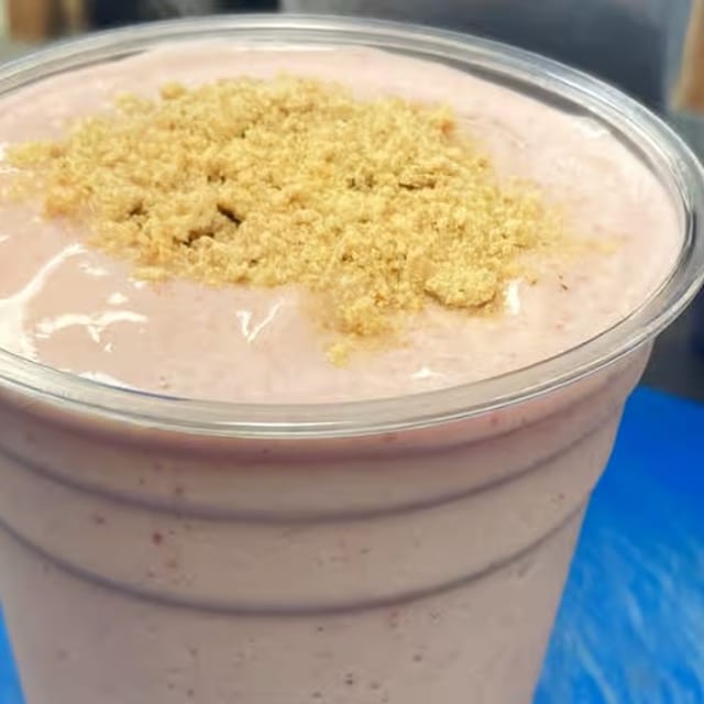 Strawberry Cheesecake Smoothie.